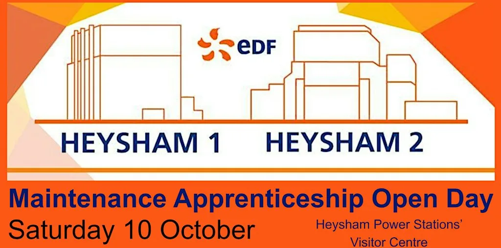 Heysham Power Station's Maintenance Apprenticeship Open Day 2026