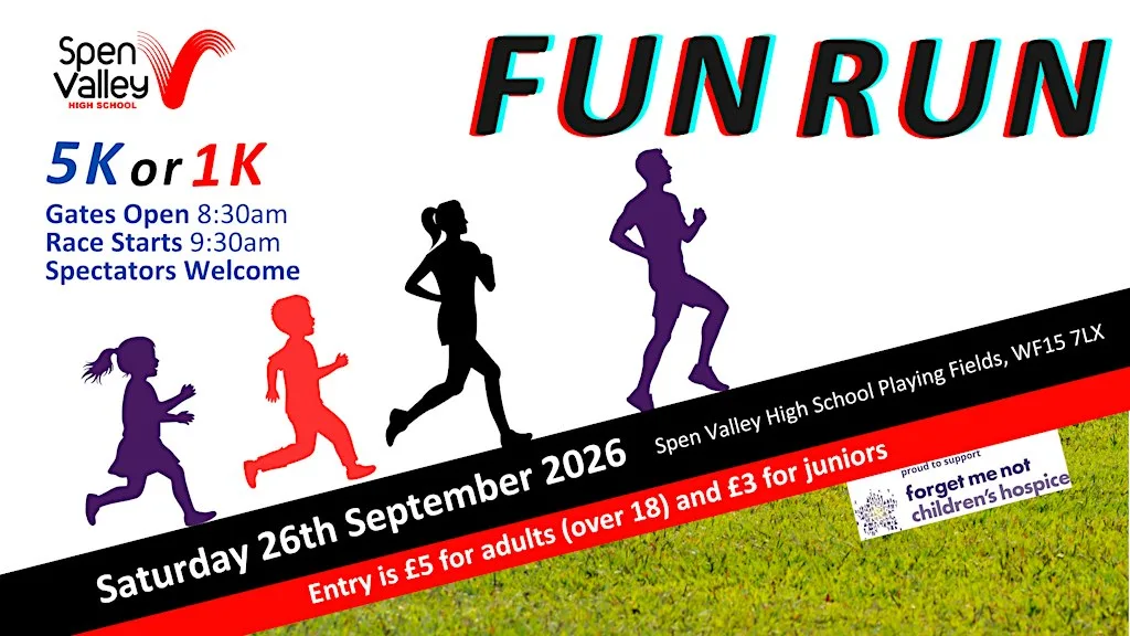 Spen Valley Fun Run 2026 at Spen Valley High School