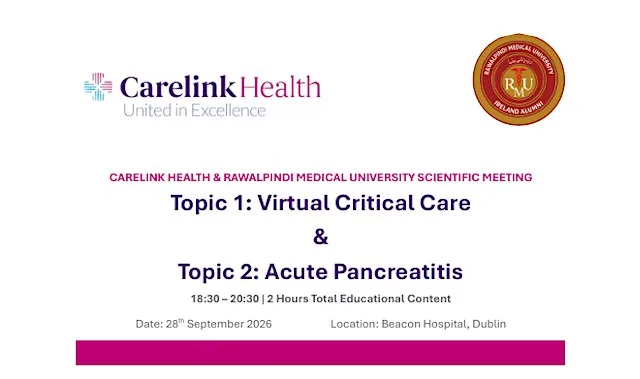 Carelink Health & Rawalpindi University Scientific Meeting at Beacon Hospital Dublin