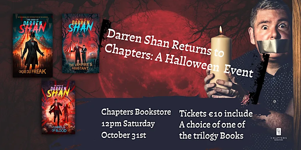 Darren Shan Returns to Chapters: An All Hallows’ Eve Event