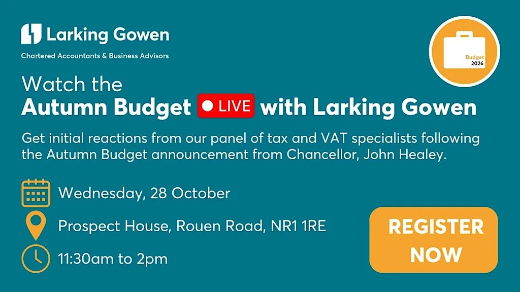 The Budget LIVE with Larking Gowen