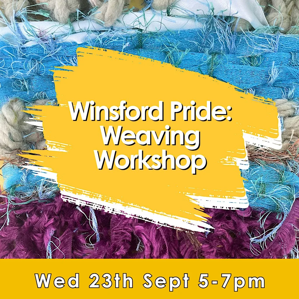 Winsford Pride Weaving Workshop at New Images Youth and Community Centre