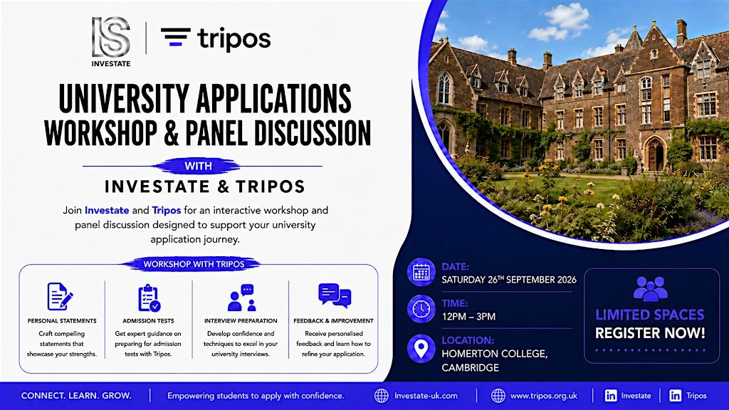 Investate X Tripos Cambridge Event