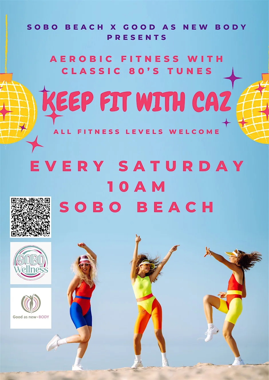 Keep Fit with Caz! at Sobo Beach