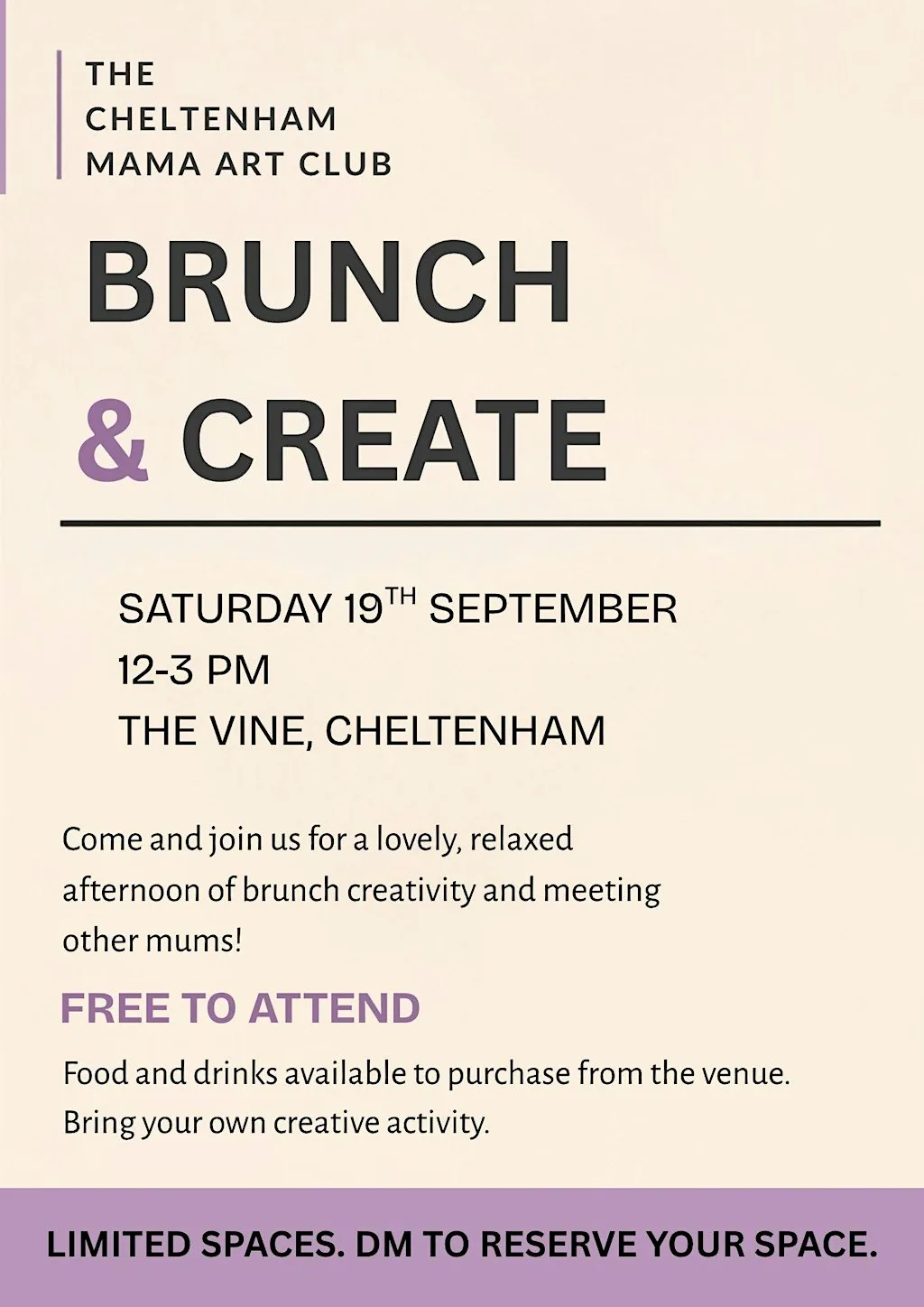 BRUNCH & CREATE at The Vine