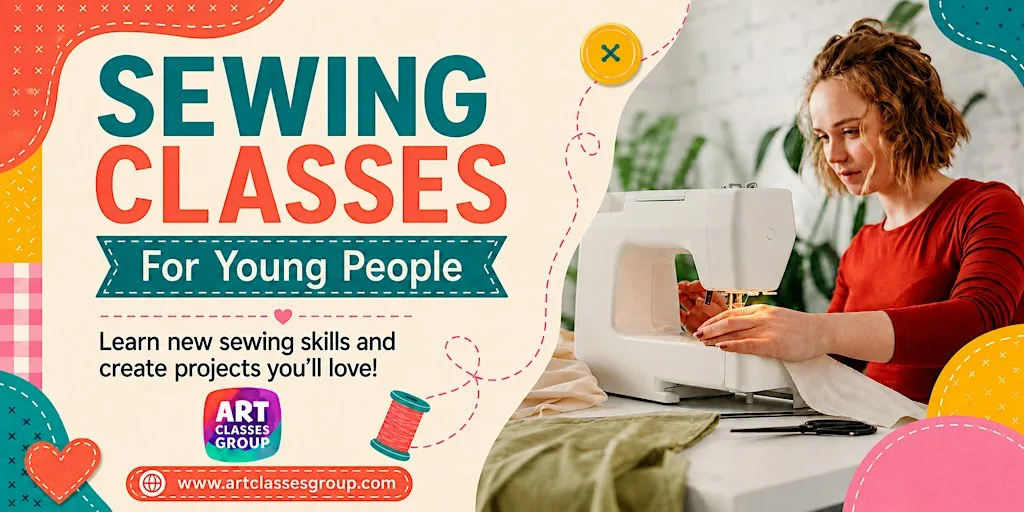 Sewing Classes for young people - Age 10 plus - Slough at Art Classes Group Limited