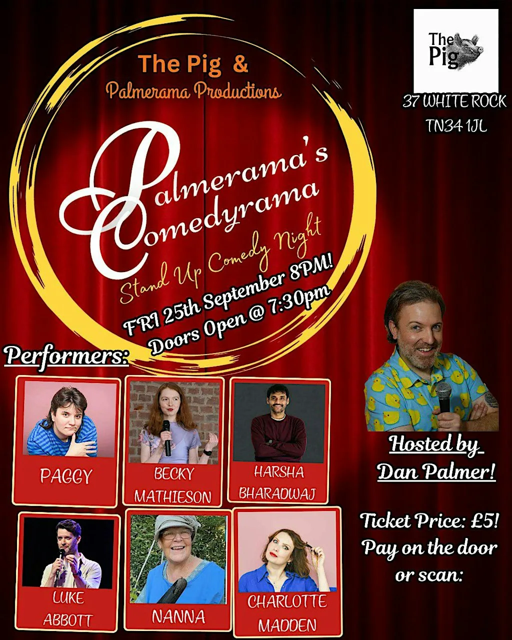 Palmerama's Comedyrama! at The Pig