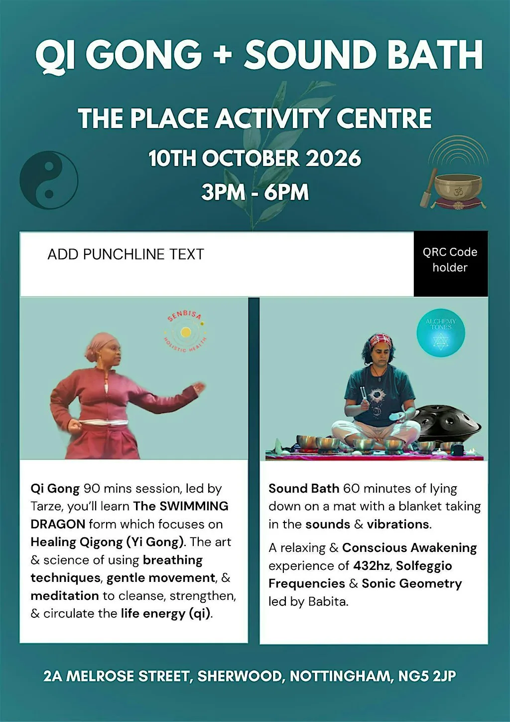 QI GONG + SOUND BATH