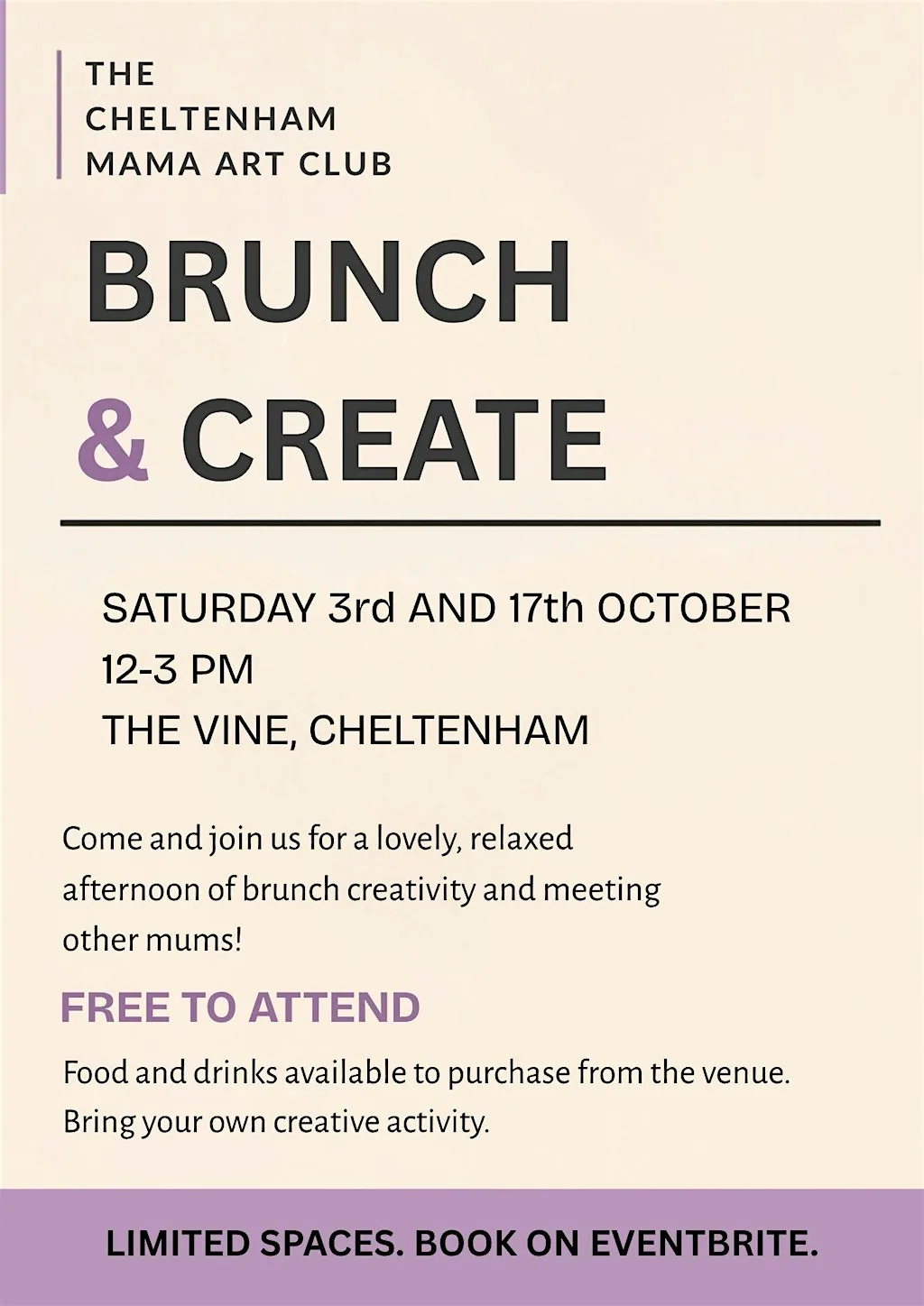 BRUNCH & CREATE at The Vine