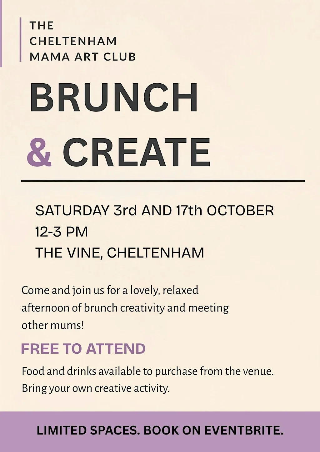 BRUNCH & CREATE at The Vine