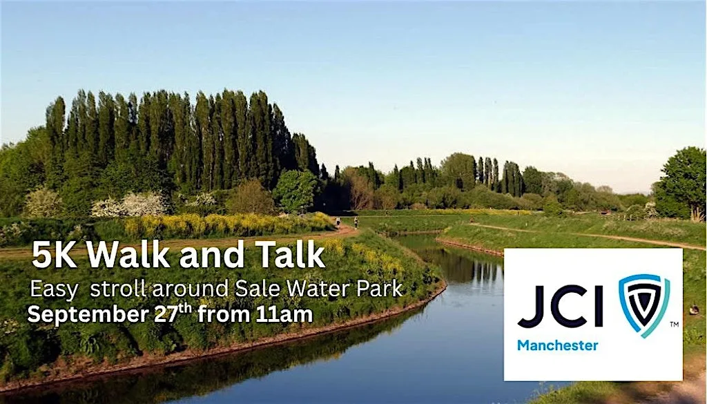 JCI Manchester 5K Walk & Coffee ☕ at Sale Water Park - Metrolink Park & Ride