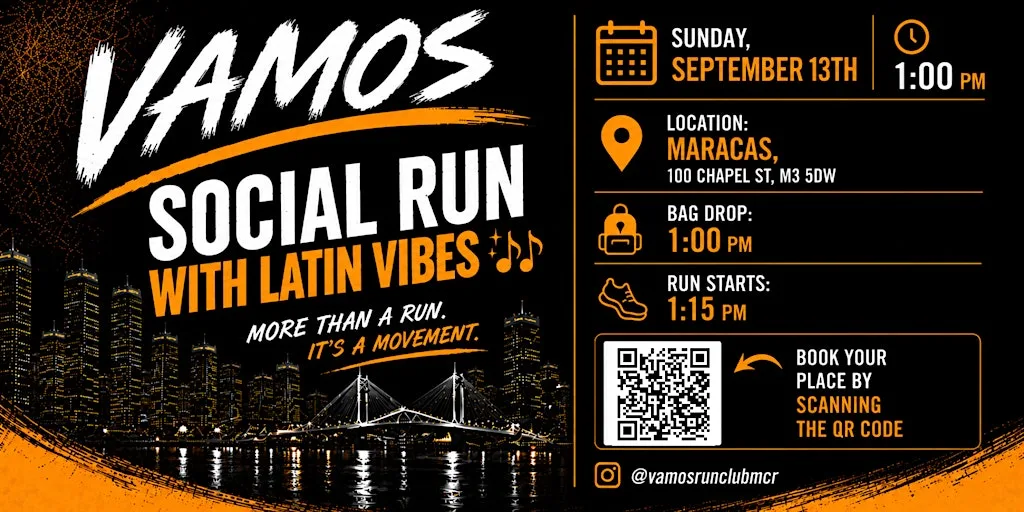 Vamos Manchester - 5K | 7K Social Run with Latin Vibes