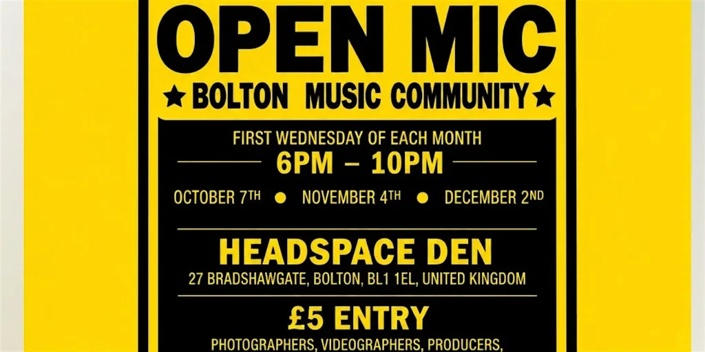 PMAC : Open Mic Night