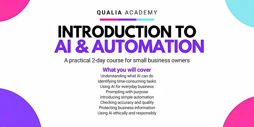 Introduction to AI & Automation for Small Business Owners