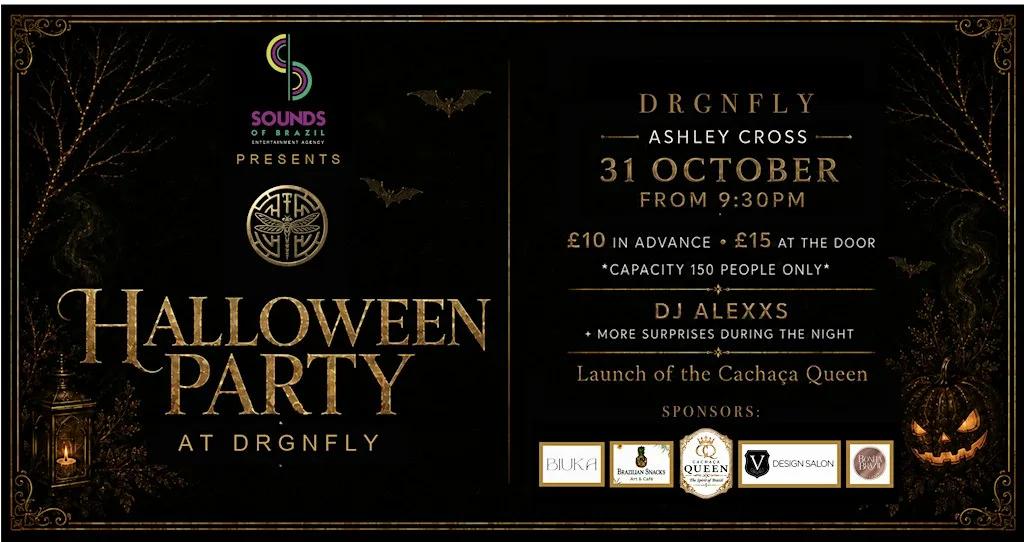 Sounds of Brazil Halloween party at DRGNFLY