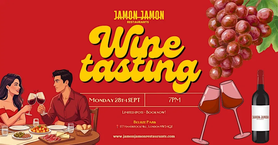 Spanish Wine Tasting | 8 Wines & Tapas | 28th September