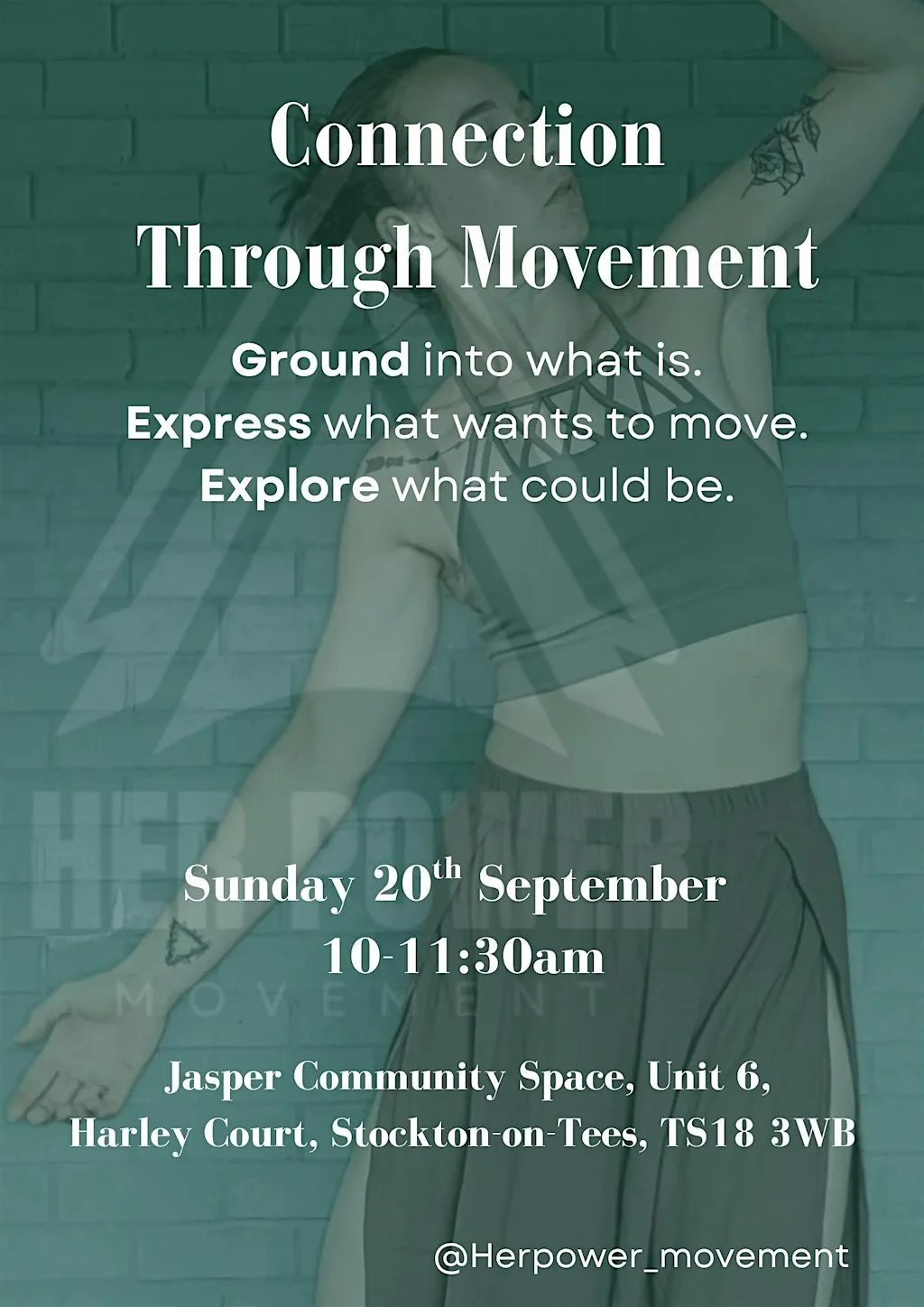 Movement workshop - Connection Through Movement at Jasper Community Space