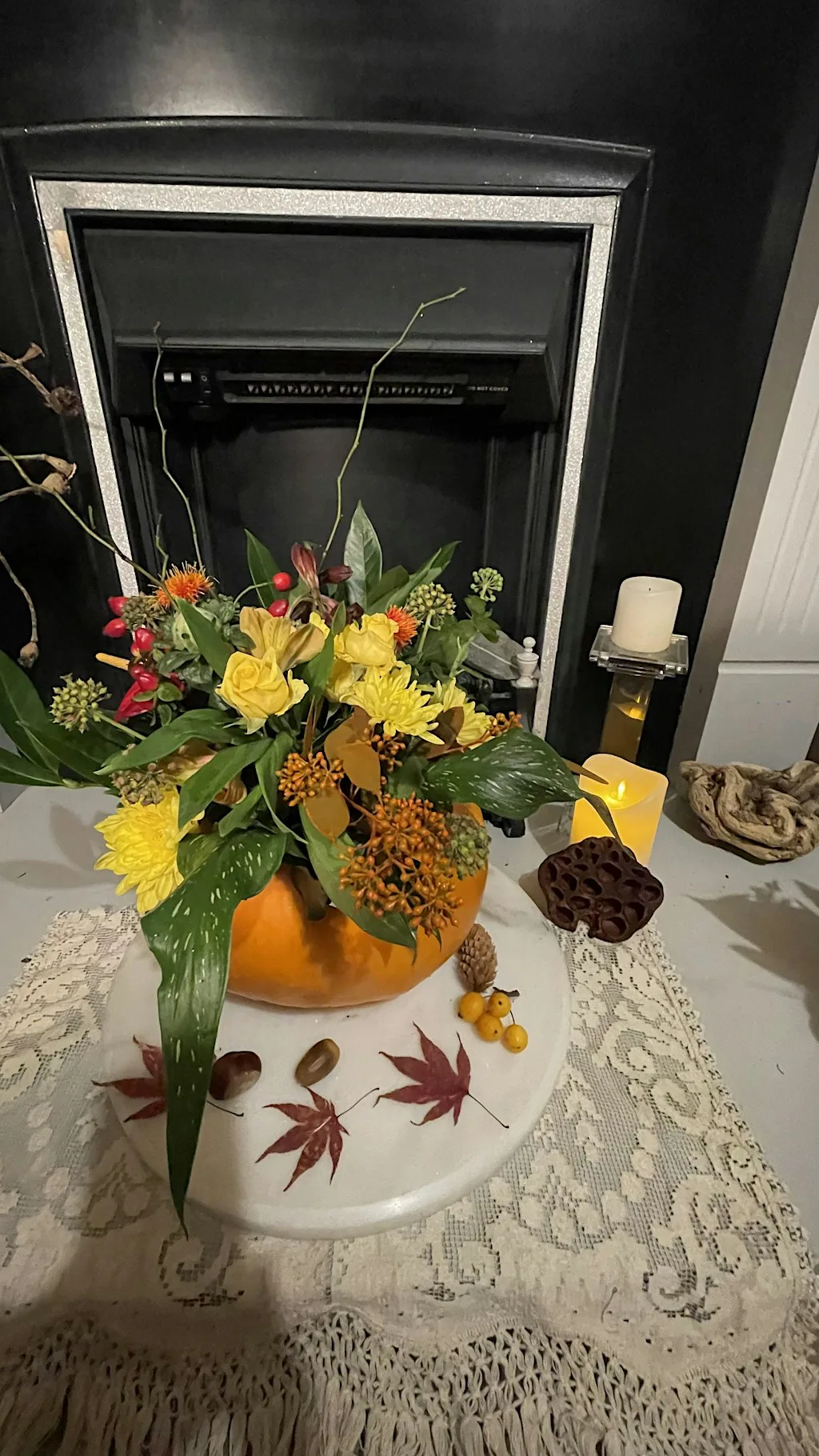 Autumn Floral Pumpkin Workshop at Seagull Trust Bookshop at Seagull Trust Cruises Bookshop