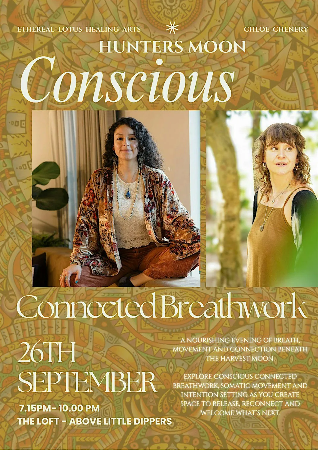Harvest Moon Conscious Connected Breathwork at The Loft at Little Dippers
