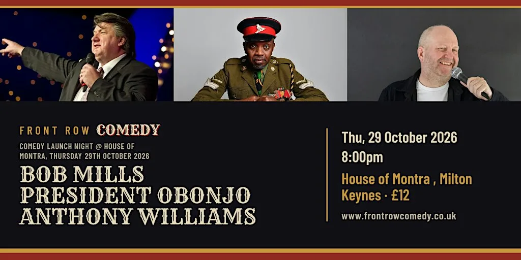 Comedy Launch Night @ House of Montra, Thursday 29th October 2026