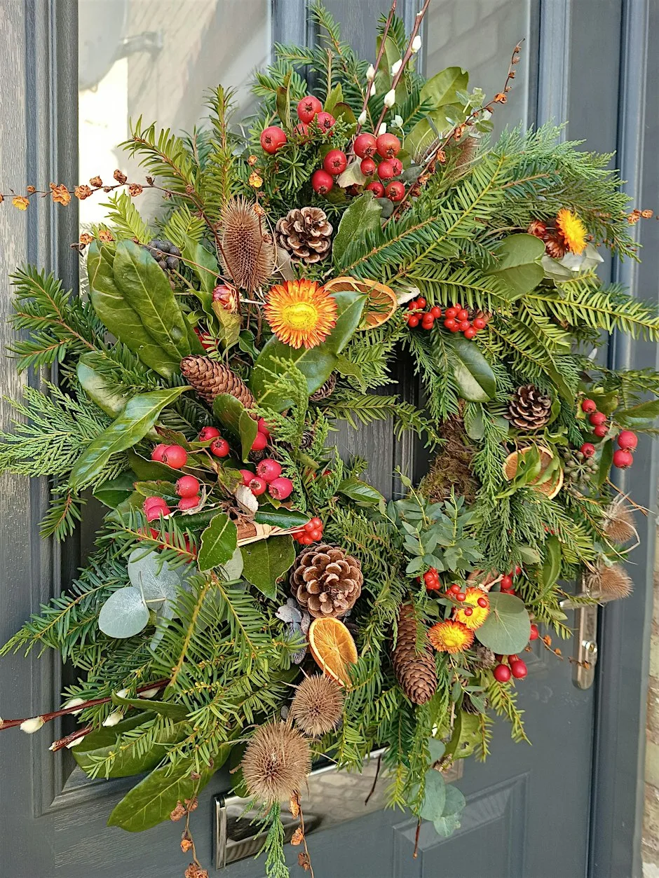 Christmas wreath workshop