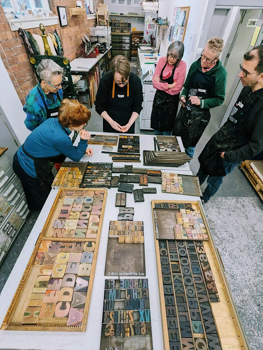 Open Day at Leeds Print Workshop for Leeds Open Studios at Leeds Print Workshop