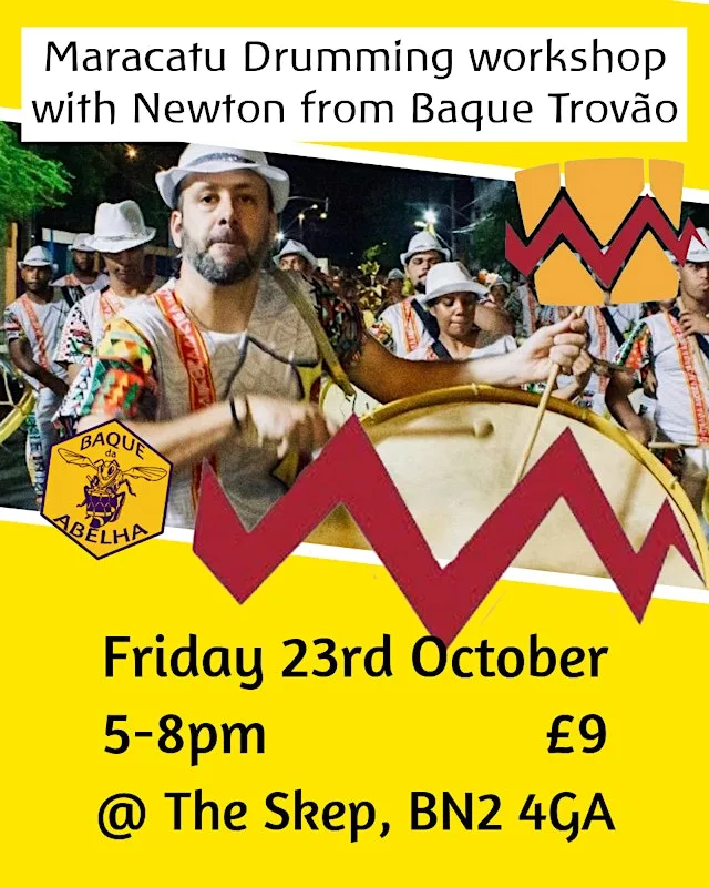 Maracatu Drumming Workshop with Newton from Baque Trovão