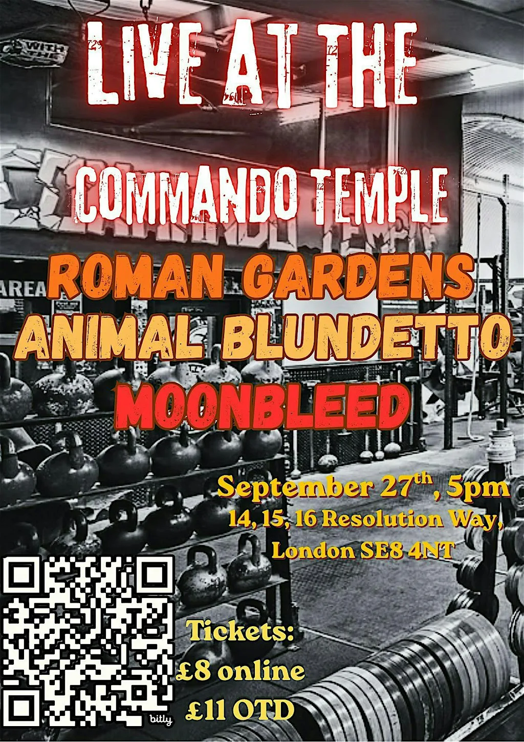 Live at The Commando Temple!!