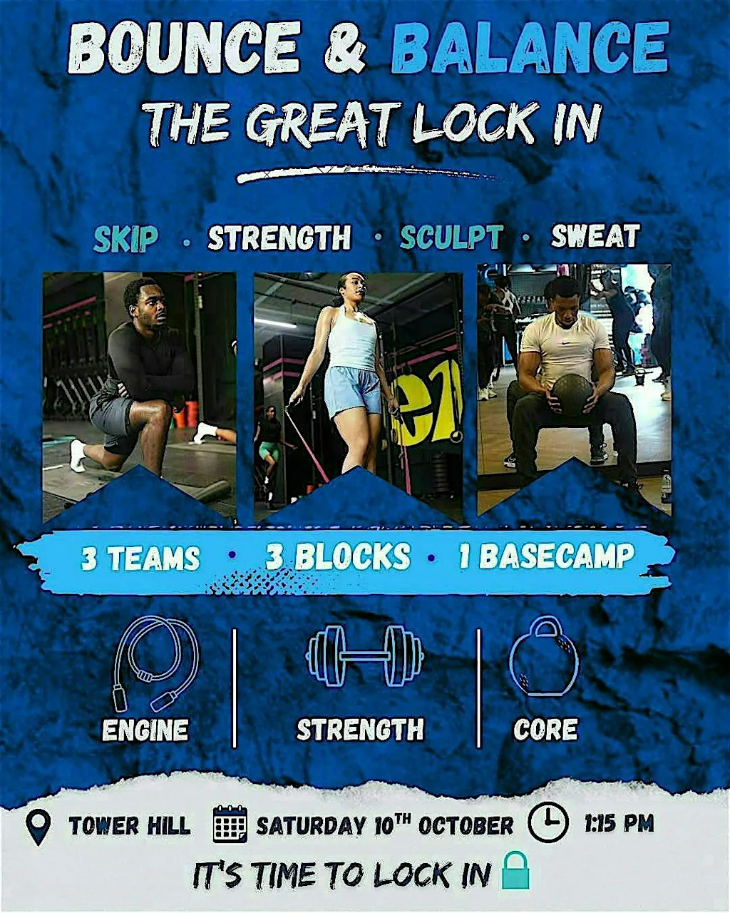 Bounce & Balance - The Great Lock In at (Exact location to be sent in ticket confirmation email)