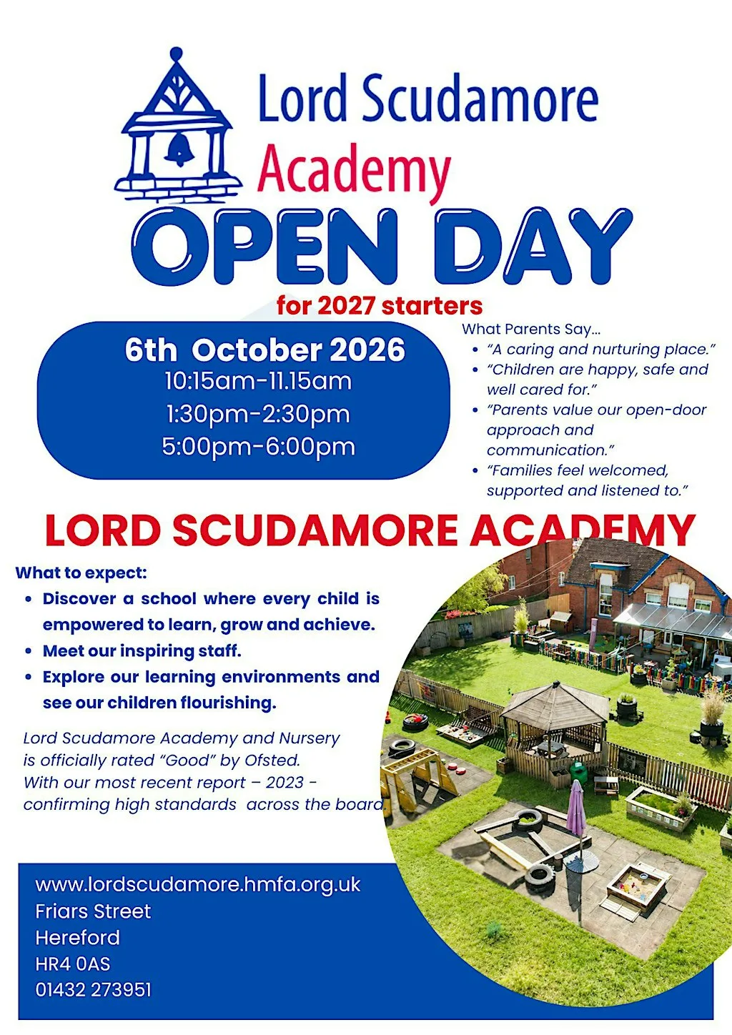 Lord Scudamore Academy Open Day