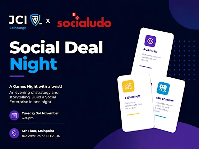 JCI Edinburgh × Socialudo: SocialDeal Night