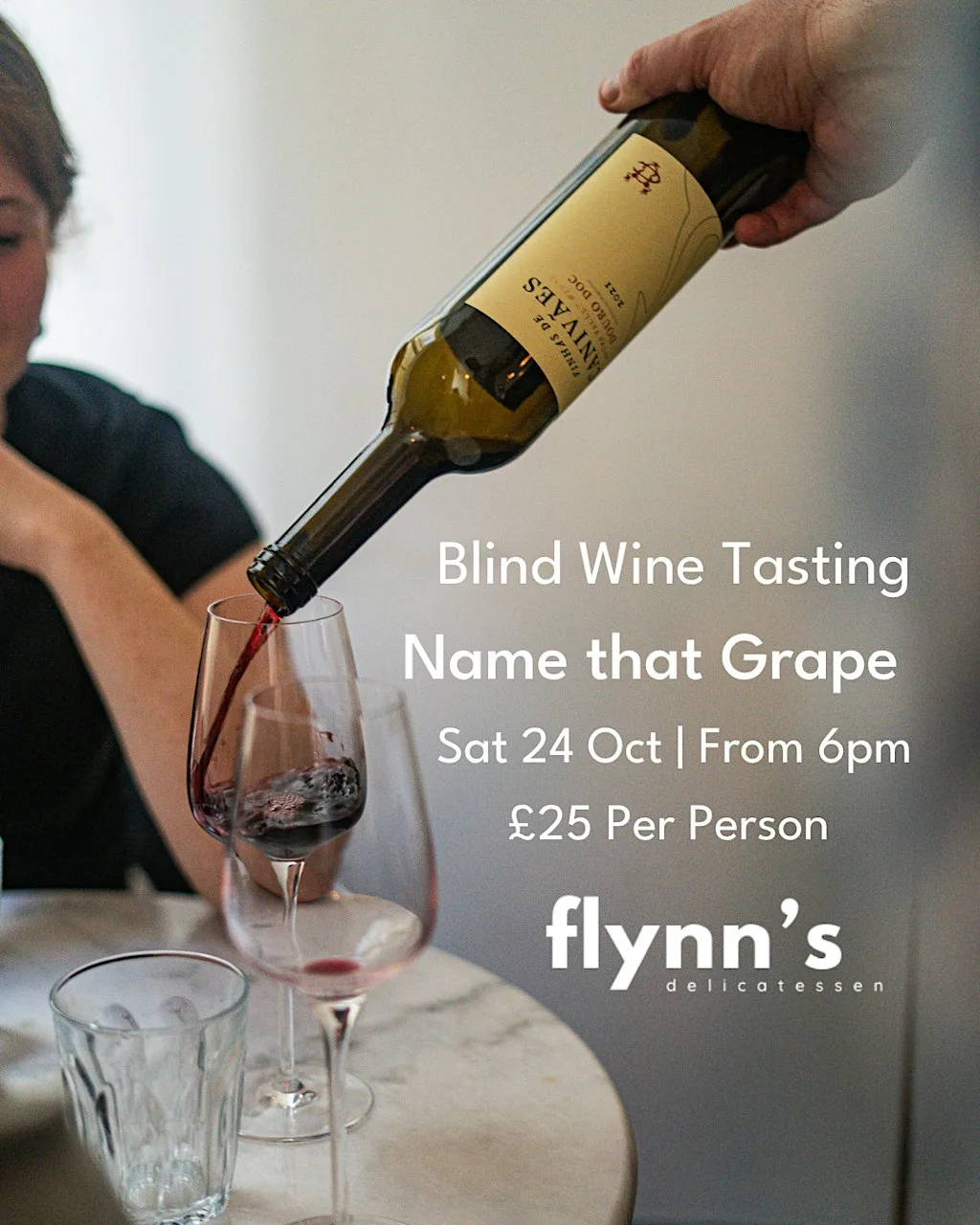 Name That Grape: A Blind Wine Tasting & Trivia Night at Flynn's Delicatessen