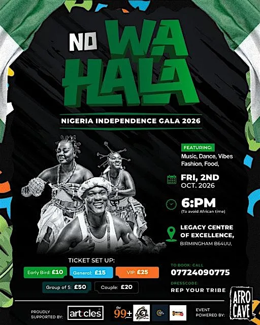 NO WAHALA! (NIGERIA INDEPENDENCE GALA 2026) at Legacy Centre of Excellence