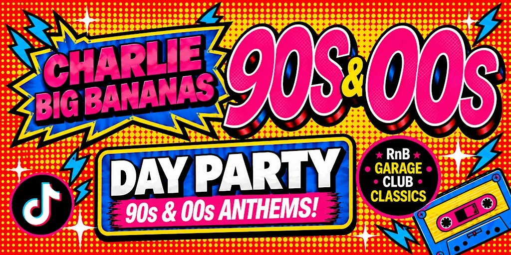 Charlie Big Bananas Day Party & drink with ticket only