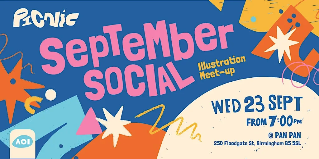 September Social / Birmingham illustrator meet-up at Pan-Pan
