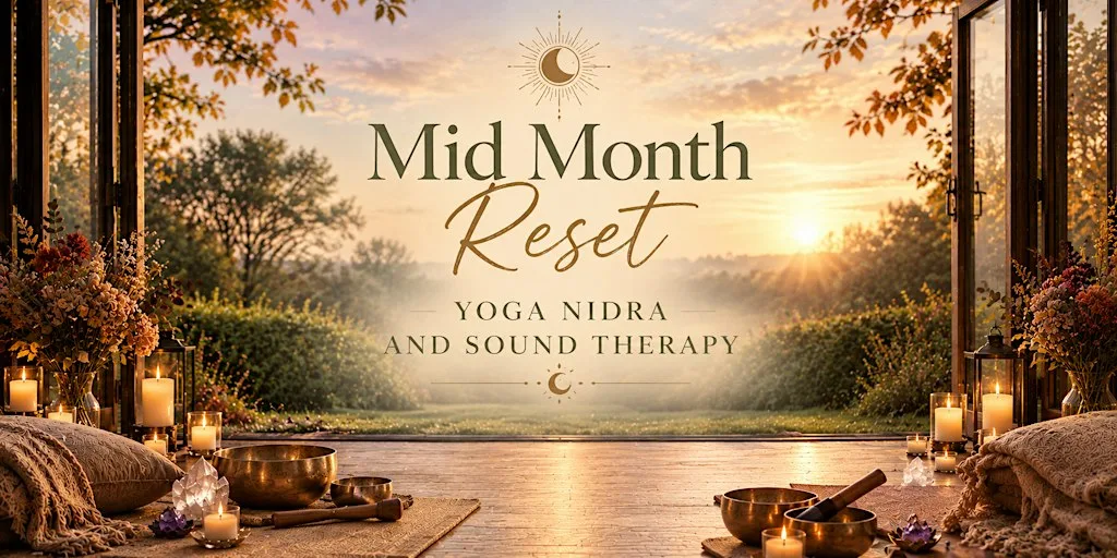Mid Month Reset Yoga Nidra and Sound Therapy at The Institute