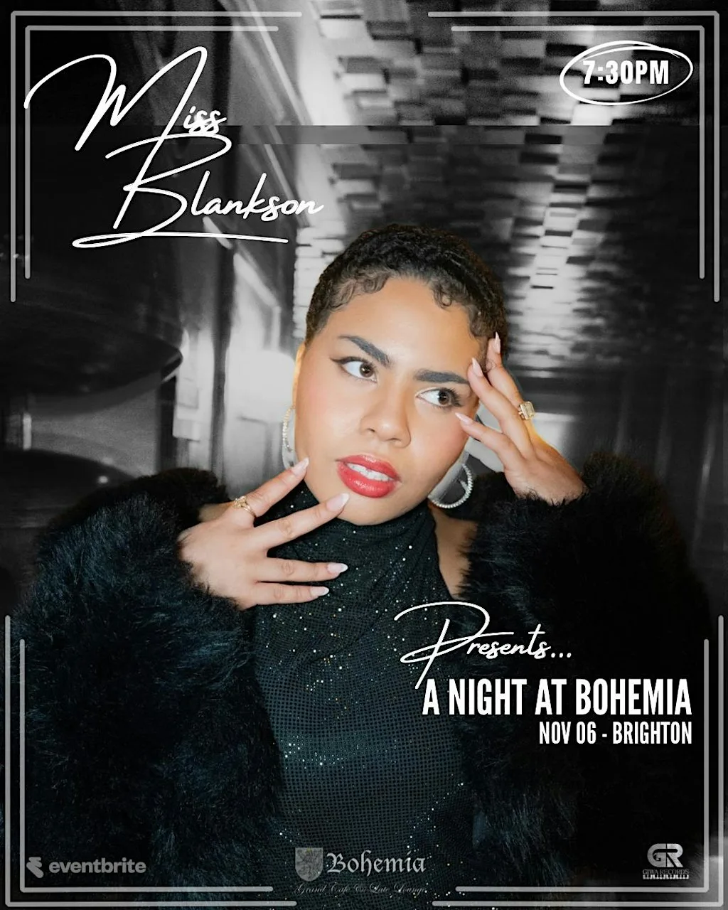 A Night at Bohemia with Miss Blankson
