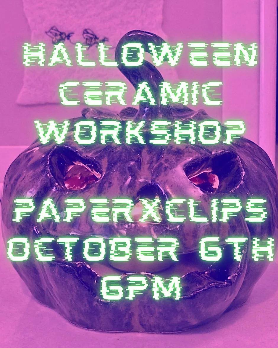 HALLOWEEN ceramic workshop