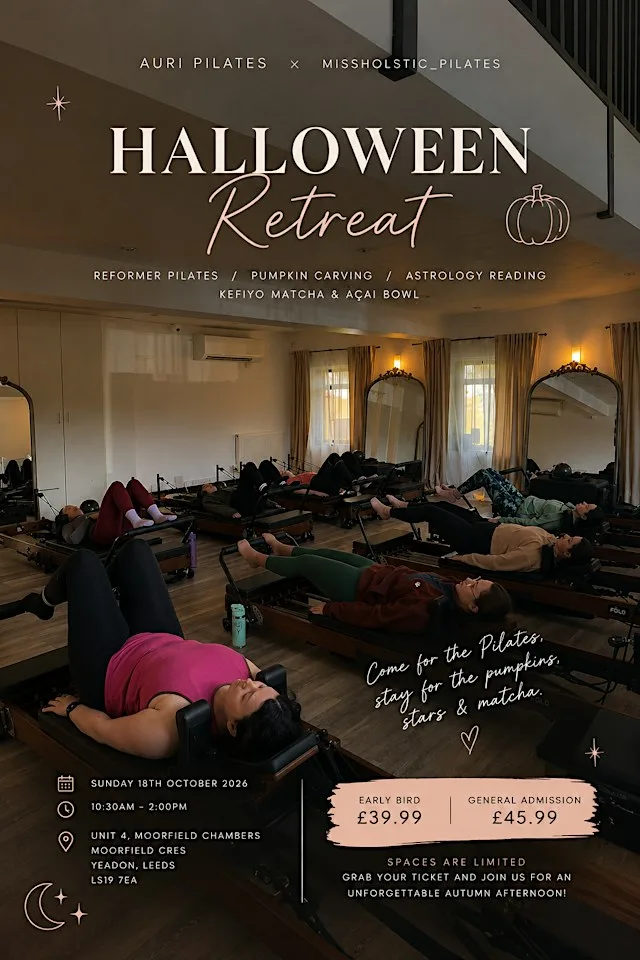 Halloween Pilates Retreat - Leeds at Auri Pilates & Reformer Studios
