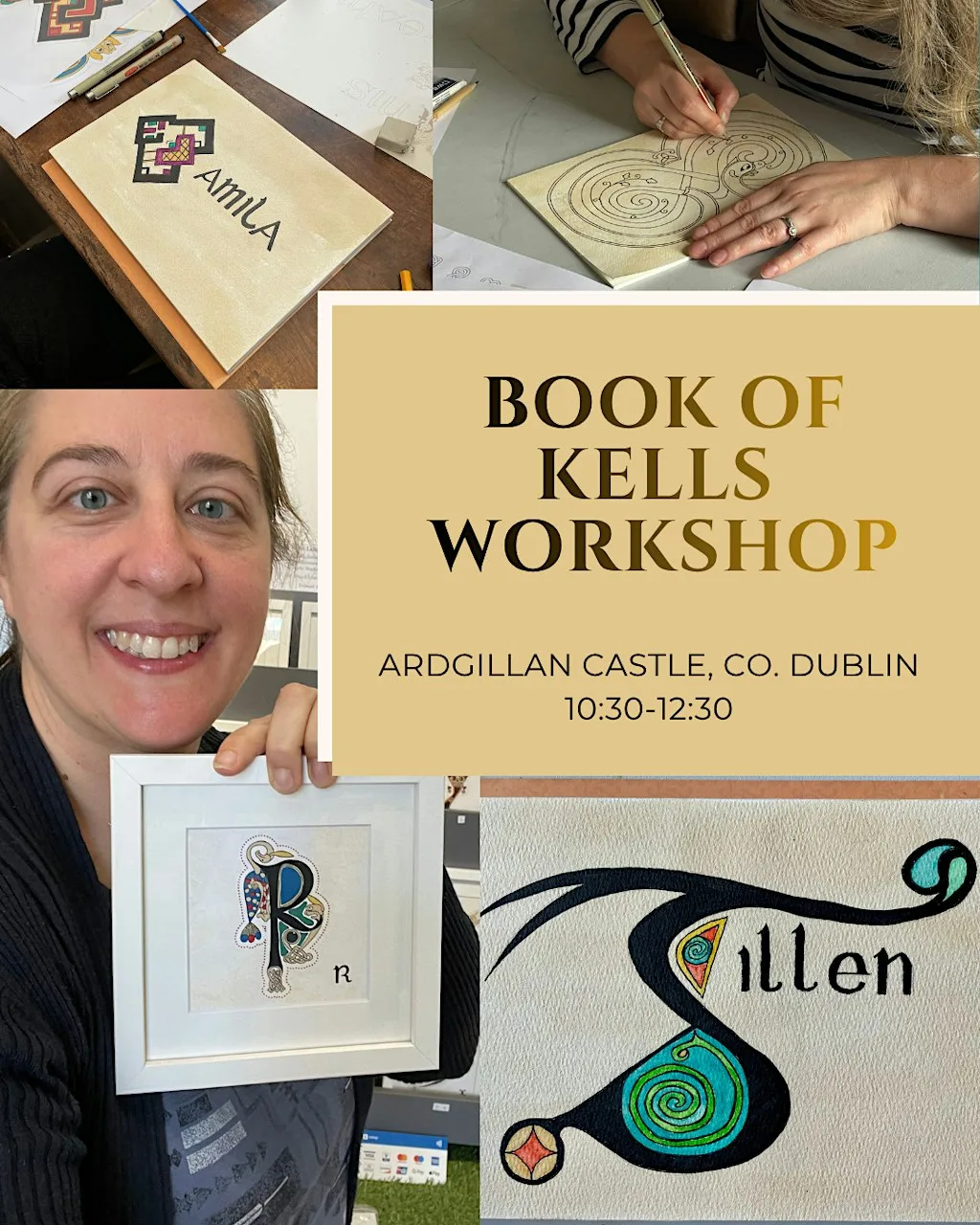 Workshop - Create your Initial in the Style of the Book of Kells