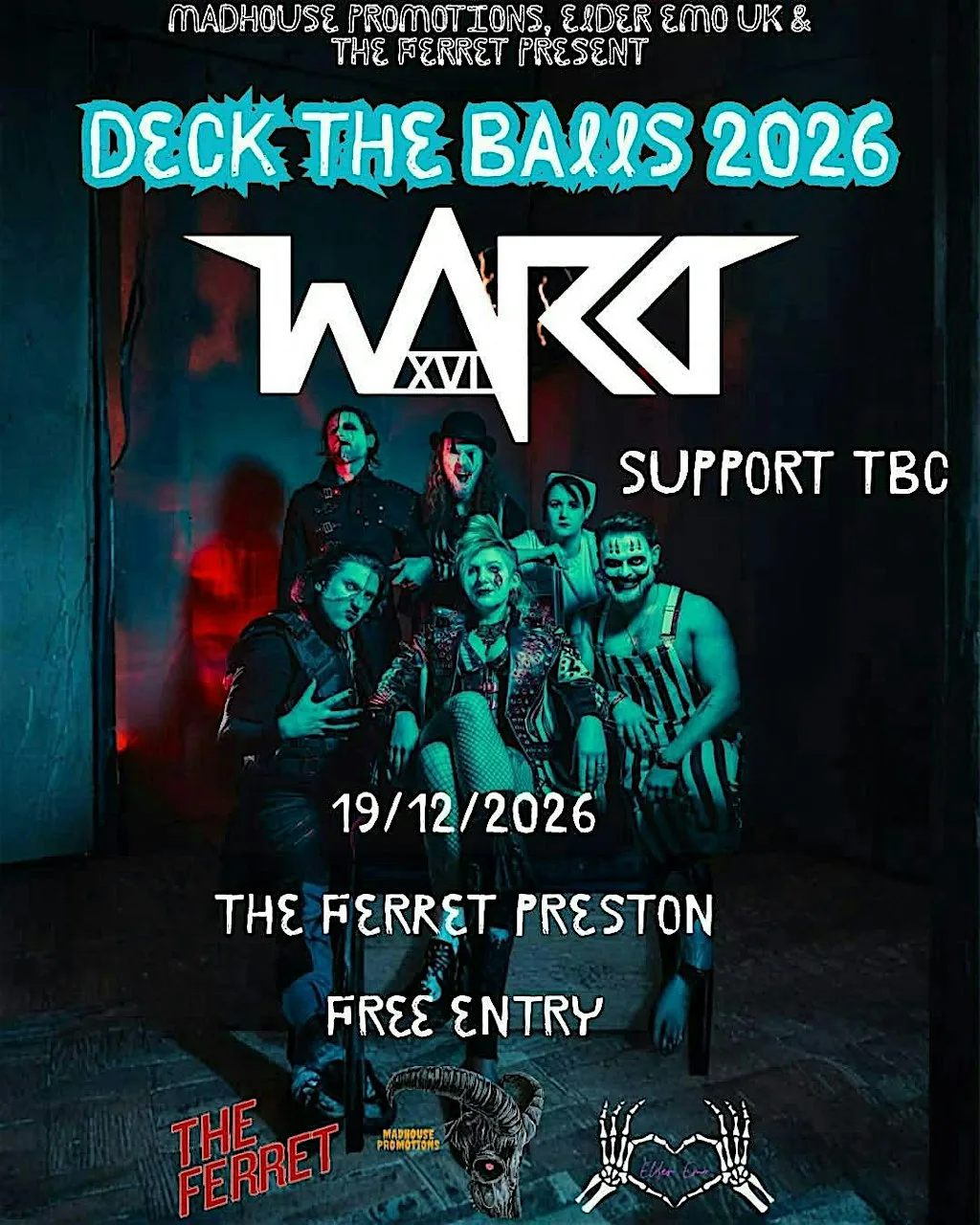 WARD XVI Deck the Balls XVImas in Preston at The Ferret