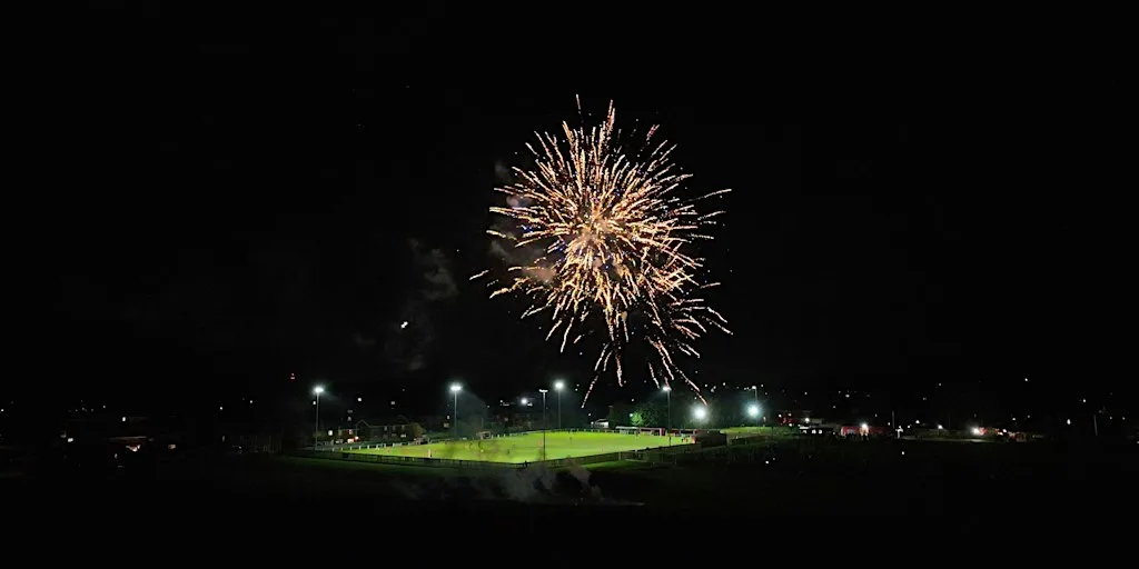 Ollerton Town FC 2026 Firework Display at Ollerton Town Football Club
