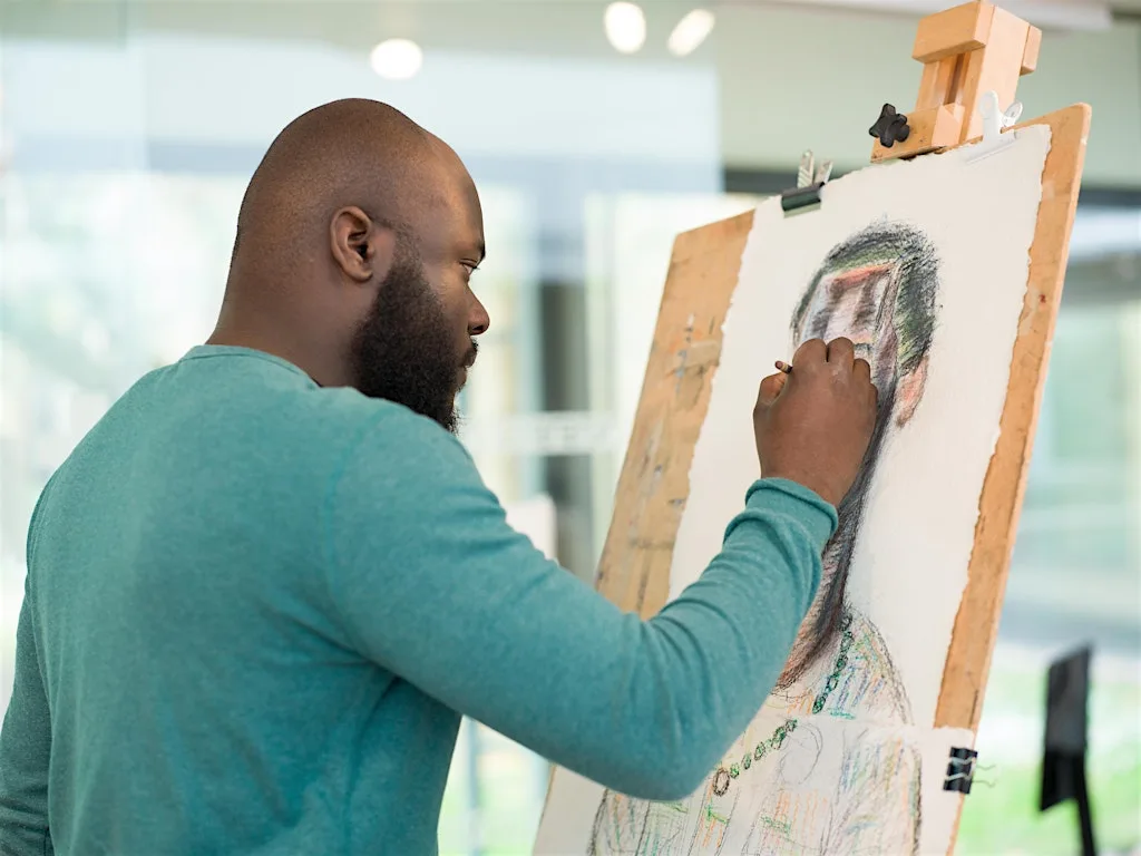 Drawing with Expression with Kwesi Awotwi @ Leyton Arts Festival at Art Works East
