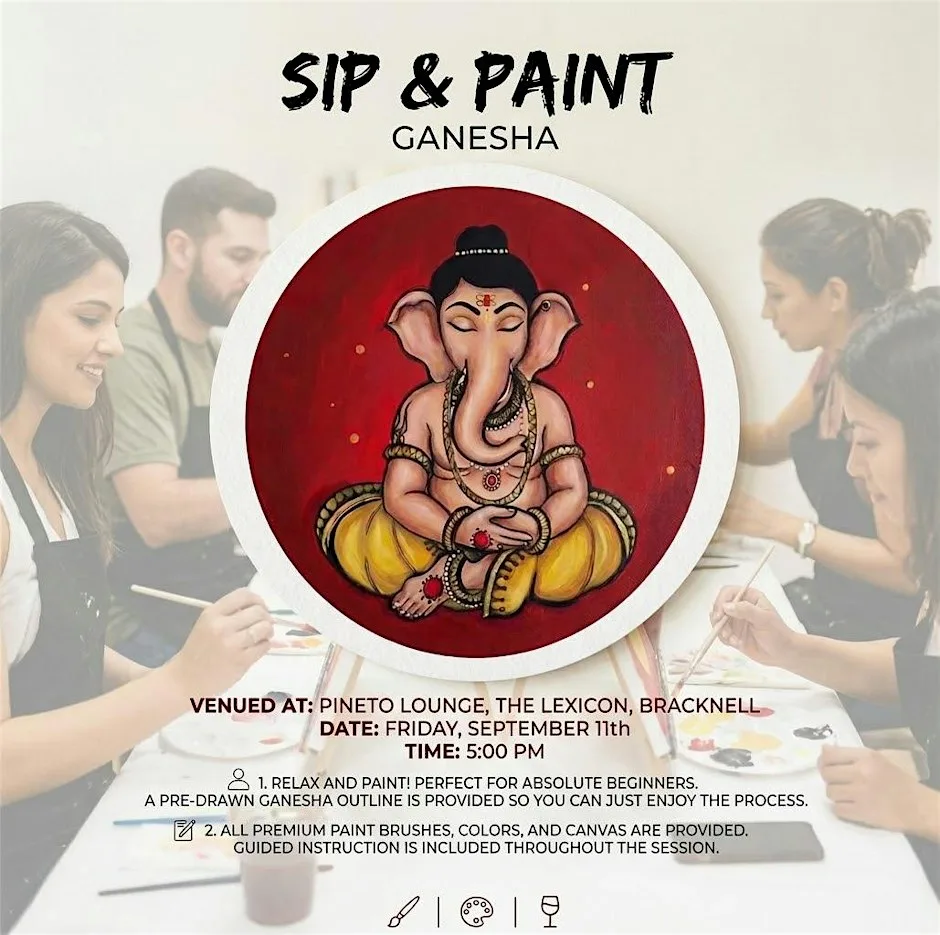 Sip & Paint (GANESHA) - BRACKNELL at Pineto Lounge