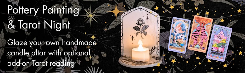 Pottery Painting & Tarot Night ✨ BYOB ✨ at Creative bloc