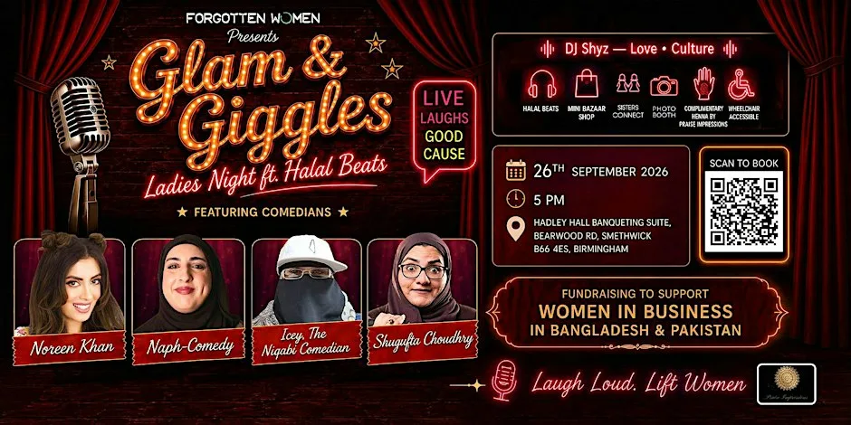 Glam And Giggles - Ladies Night ft. Halal Beats at Hadley Hall Banqueting Suite