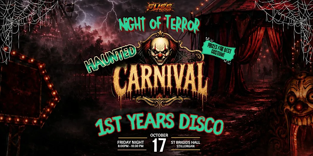 Halloween Teen Disco – 1st Years | Stillorgan at St. Brigid's Hall