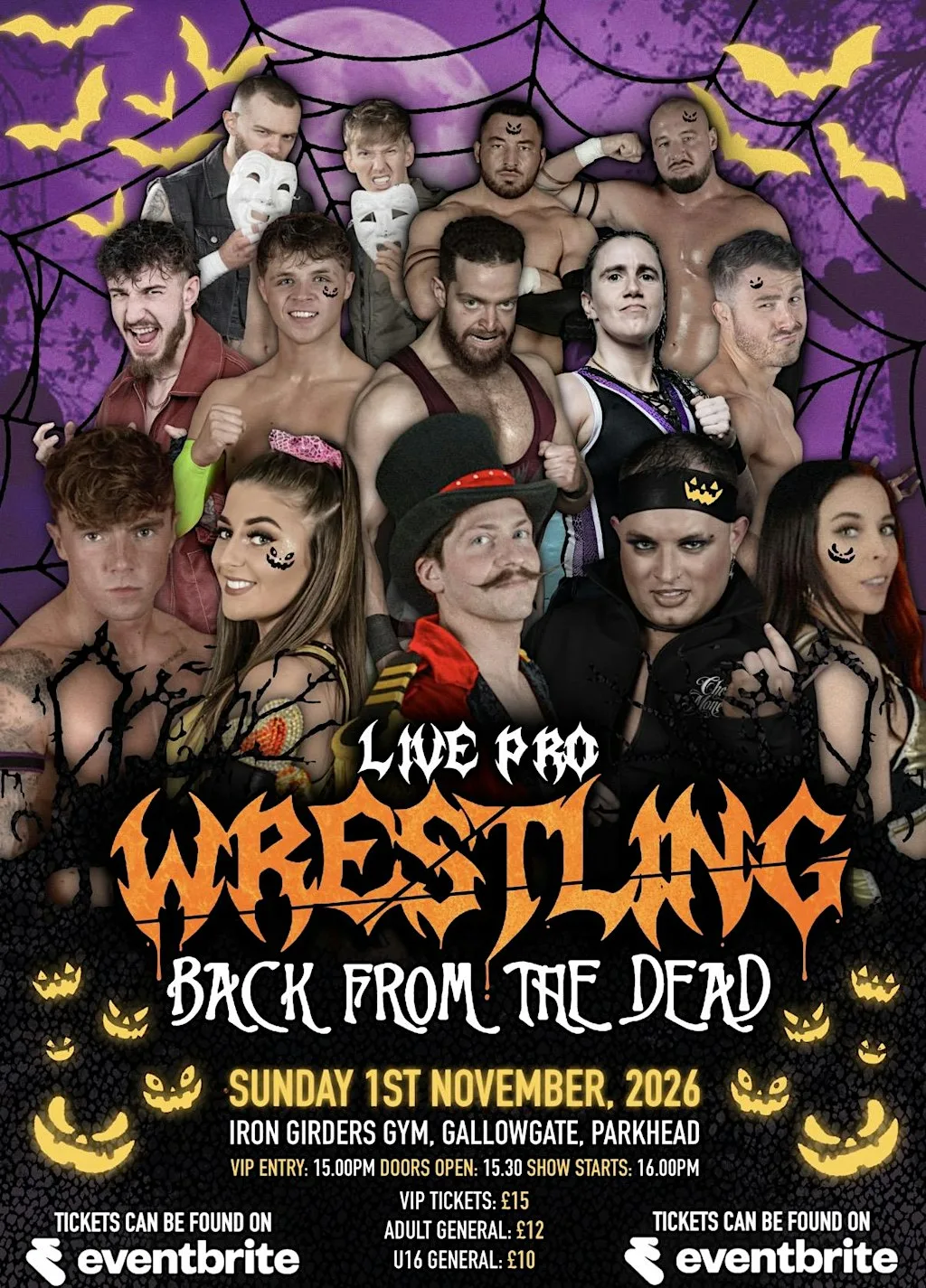 Live Pro Wrestling - Back From The Dead