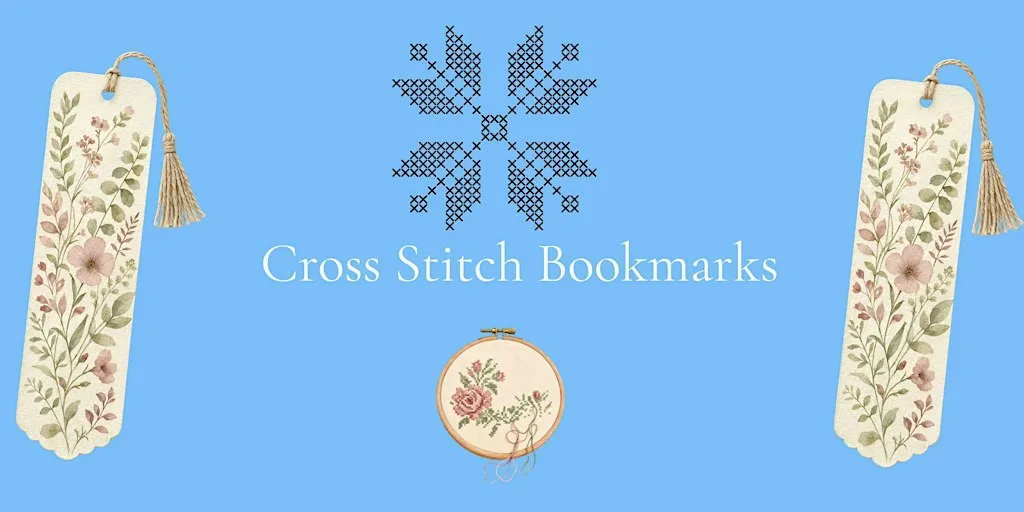 Cross Stich your own Bookmark Saturday at KC Peaches Cafe Nassau Street
