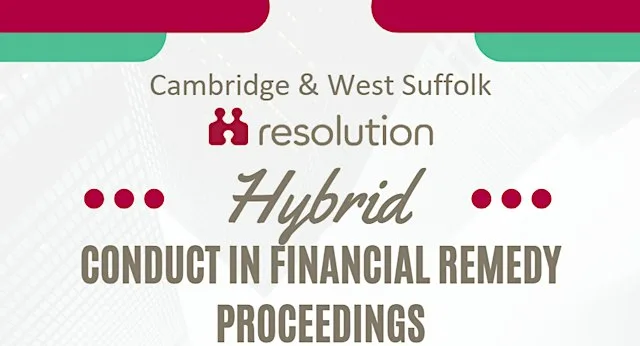 Conduct in Financial Remedy Proceedings (Hybrid Event) at Mills & Reeve Solicitors - Cambridge